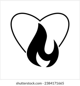 Doodle romantic icon isolated. Velentine clipart. Stencil for wedding, love or birthday. Vector stock illustration. EPS 10