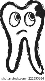 doodle rotten tooth 