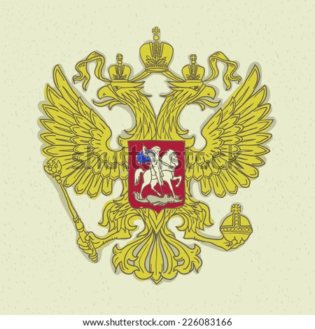 Doodle Russian coat of arms