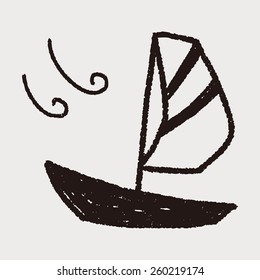 doodle sailboat