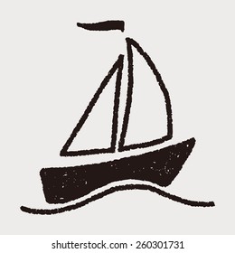 doodle sailboat