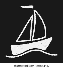 doodle sailboat