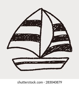 doodle sailboat