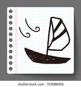 doodle sailboat