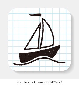 doodle sailboat