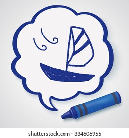 doodle sailboat
