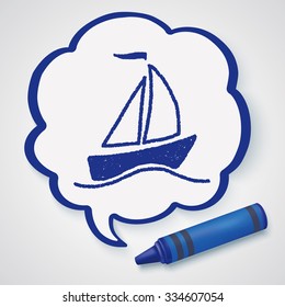 doodle sailboat