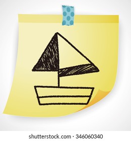 doodle sailboat