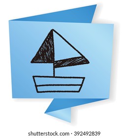 doodle sailboat