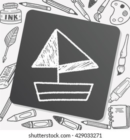 doodle sailboat