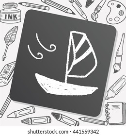 doodle sailboat