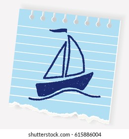 doodle sailboat