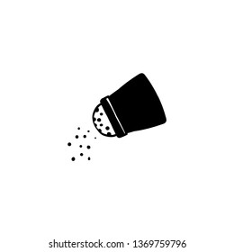 doodle Salt Icon vector drawing 