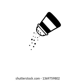 doodle Salt Icon vector drawing 