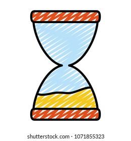 doodle sand hourglass countdown object time