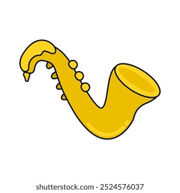Doodle saxophone for music festival