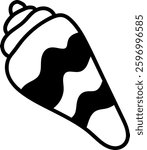 Doodle Sea Shell Vector Illustration