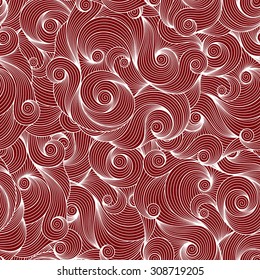 Doodle seamless background. Hand drawing doodle. Doodling pattern.