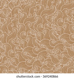 Doodle seamless background. Hand drawing doodle. Doodling pattern.