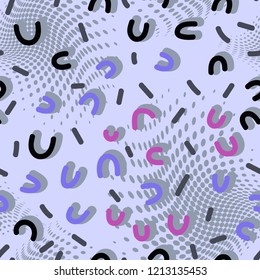 Doodle seamless colorful patterns. Unique scribble scrawl bold line ornament. Modern linear hand drawn background for textile, wallpaper, website, wrapping paper