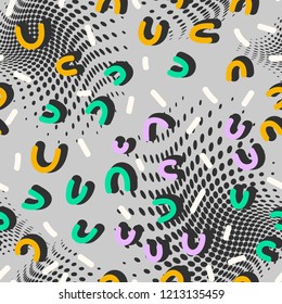 Doodle seamless colorful patterns. Unique scribble scrawl bold line ornament. Modern linear hand drawn background for textile, wallpaper, website, wrapping paper