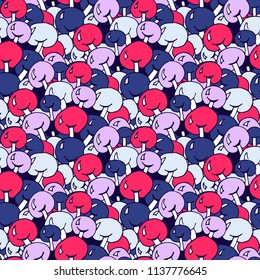 Doodle seamless pattern.
