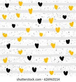 Doodle seamless pattern background. Abstract handmade pattern for card, invitation, bag, wallpaper, album, scrapbook, holiday wrapping paper, textile fabric, garment, t-shirt etc