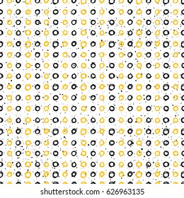 Doodle seamless pattern background. Abstract handmade pattern for card, invitation, bag, wallpaper, album, scrapbook, holiday wrapping paper, textile fabric, garment, t-shirt etc
