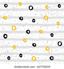 Doodle seamless pattern background. Abstract handmade pattern for card, invitation, bag, wallpaper, album, scrapbook, holiday wrapping paper, textile fabric, garment, t-shirt etc