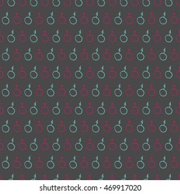 Doodle seamless pattern. Hand drawn pattern. Doodles, sketches
