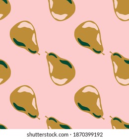 Doodle nahtloses Muster mit Pastelltönen Perlreifen Formen. rosafarbener heller Hintergrund. Stockillustration. Vektordesign für Textilien, Gewebe, Geschenkpapier, Wallpaper.