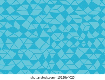 Doodle seamless pattern. Triangle geometric background. Scribble texture. Fashion textile fabric or print. Modern grunge line design. fabric vector pattern.