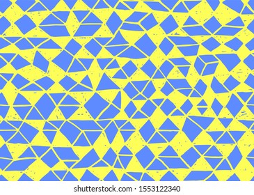 Doodle seamless pattern. Triangle geometric background. Scribble texture. Fashion textile fabric or print. Modern grunge line design. pattern vector.