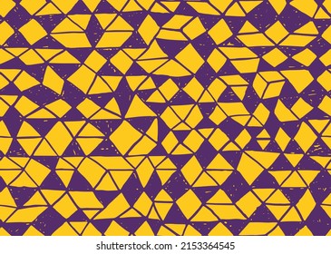 Doodle seamless pattern. Triangle geometric background. Scribble texture. Fashion textile fabric or print. Modern grunge line design. seamless vector pattern.
