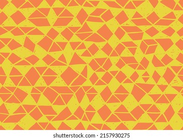 Doodle seamless pattern. Triangle geometric background. Scribble texture. Fashion textile fabric or print. Modern grunge line design. fashion vector pattern.