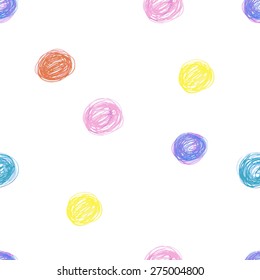 Doodle seamless pencil scribble pattern, good for design of gift packs, patterns fabric, wallpaper