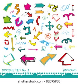 Doodle-Set 1 - Pfeile