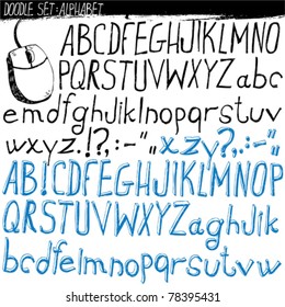 Doodle Set - Alphabet