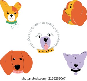 Doodle-Set süßer Hunderassen