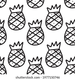 doodle set of fruit hand drawing with icons and design elements