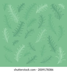 Conjunto de garbanzos sobre un fondo verde aislado. Puede utilizarse para el diseño de pegatinas, embalajes, logotipos, ropa, etiquetas, productos cosméticos