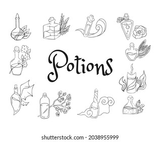 13,257 Cartoon potion bottle Images, Stock Photos & Vectors | Shutterstock