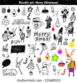 Doodle set - Merry Xmas