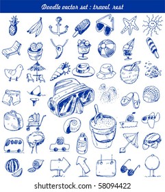 doodle set : travel