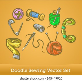 Doodle sewing set