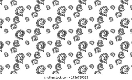 doodle shapes pattern art. seamless pattern.