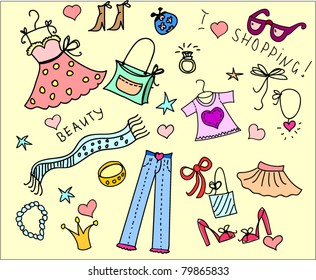Doodle shopping