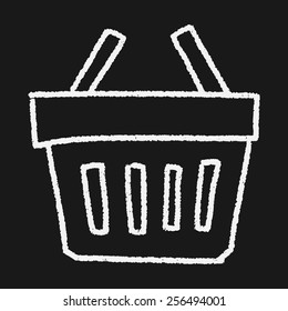 doodle shopping basket