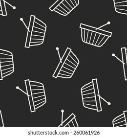 doodle shopping basket