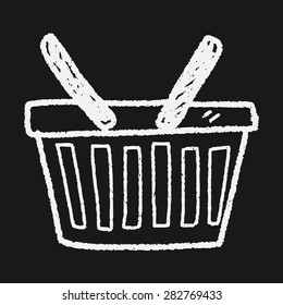 doodle shopping basket